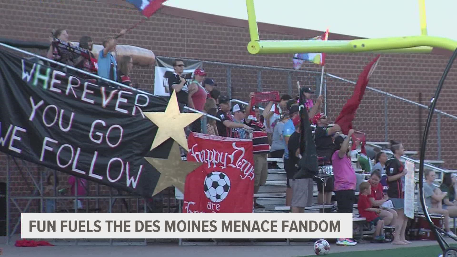 Some Menace fans have been cheering for the team since childhood.