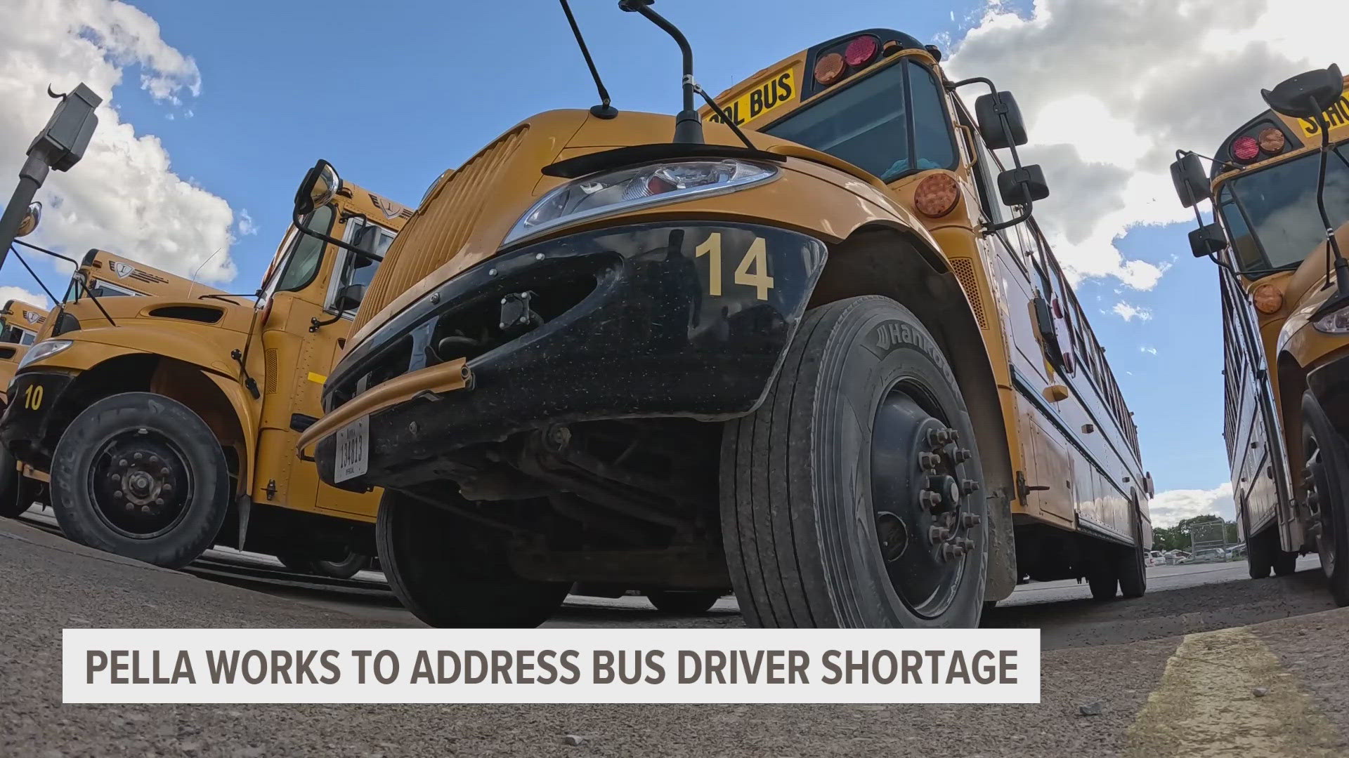 Pella Community Schools Superintendent Greg Ebeling has even begun to drive routes after the school day.