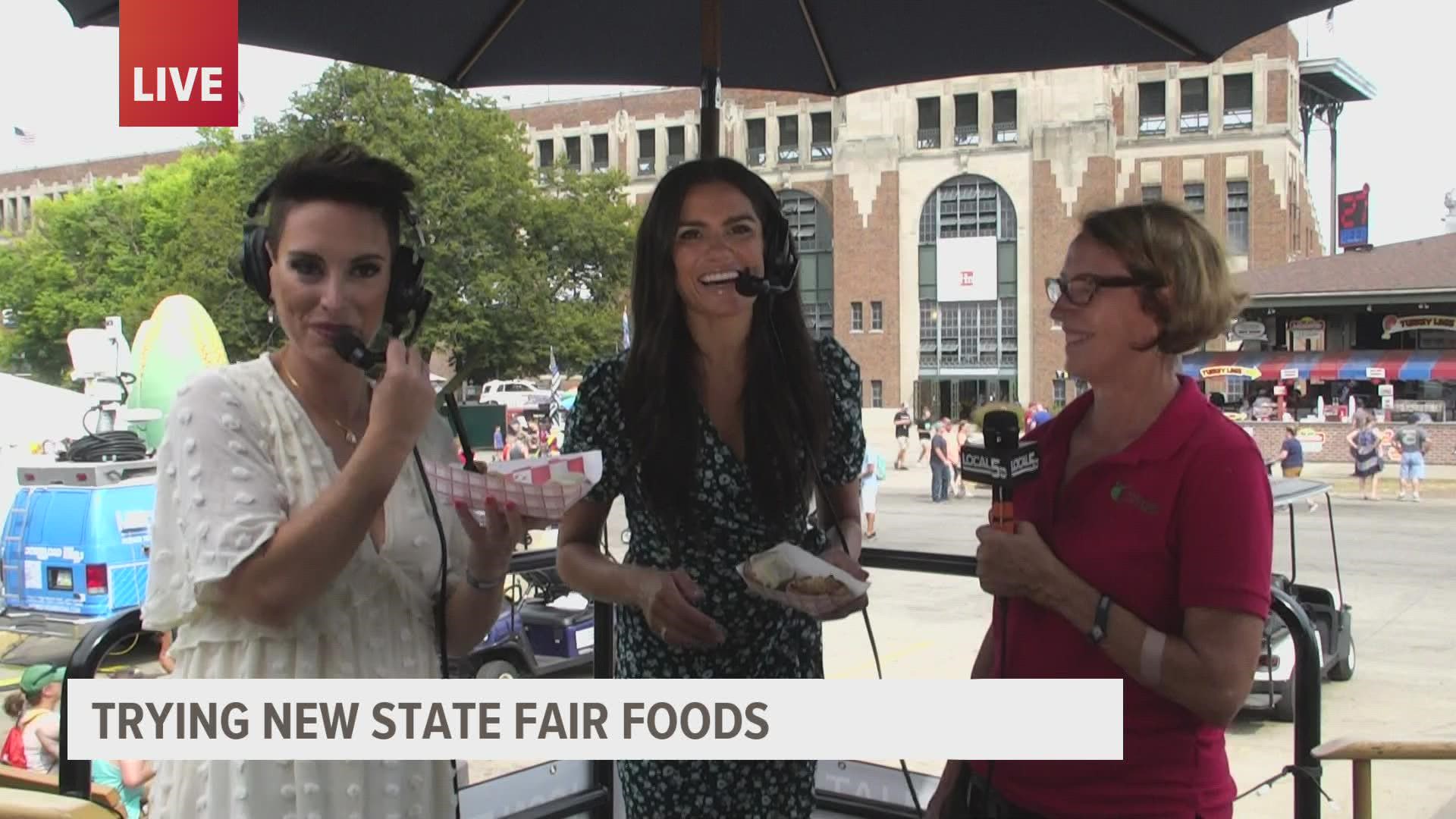 The Local 5 team got to try some healthy—and delicious—state fair treats from Applishus owner Connie Boesen.