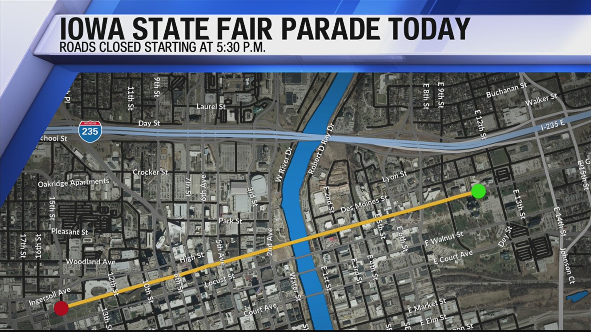 Iowa State Fair parade happening today