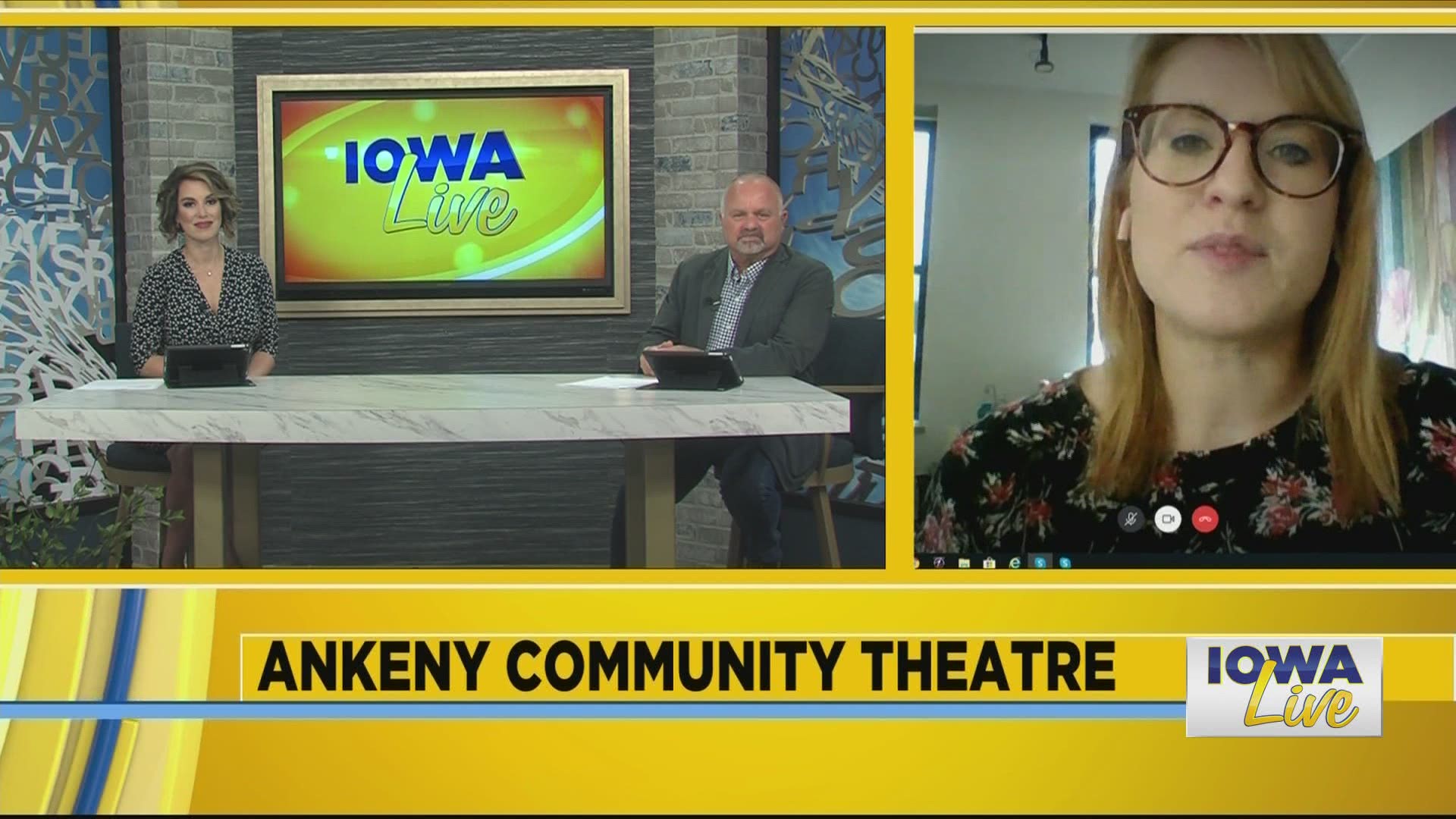 Lou and Jackie talk with Allison Bollinger from Ankeny Community Theatre about their virtual theatre
