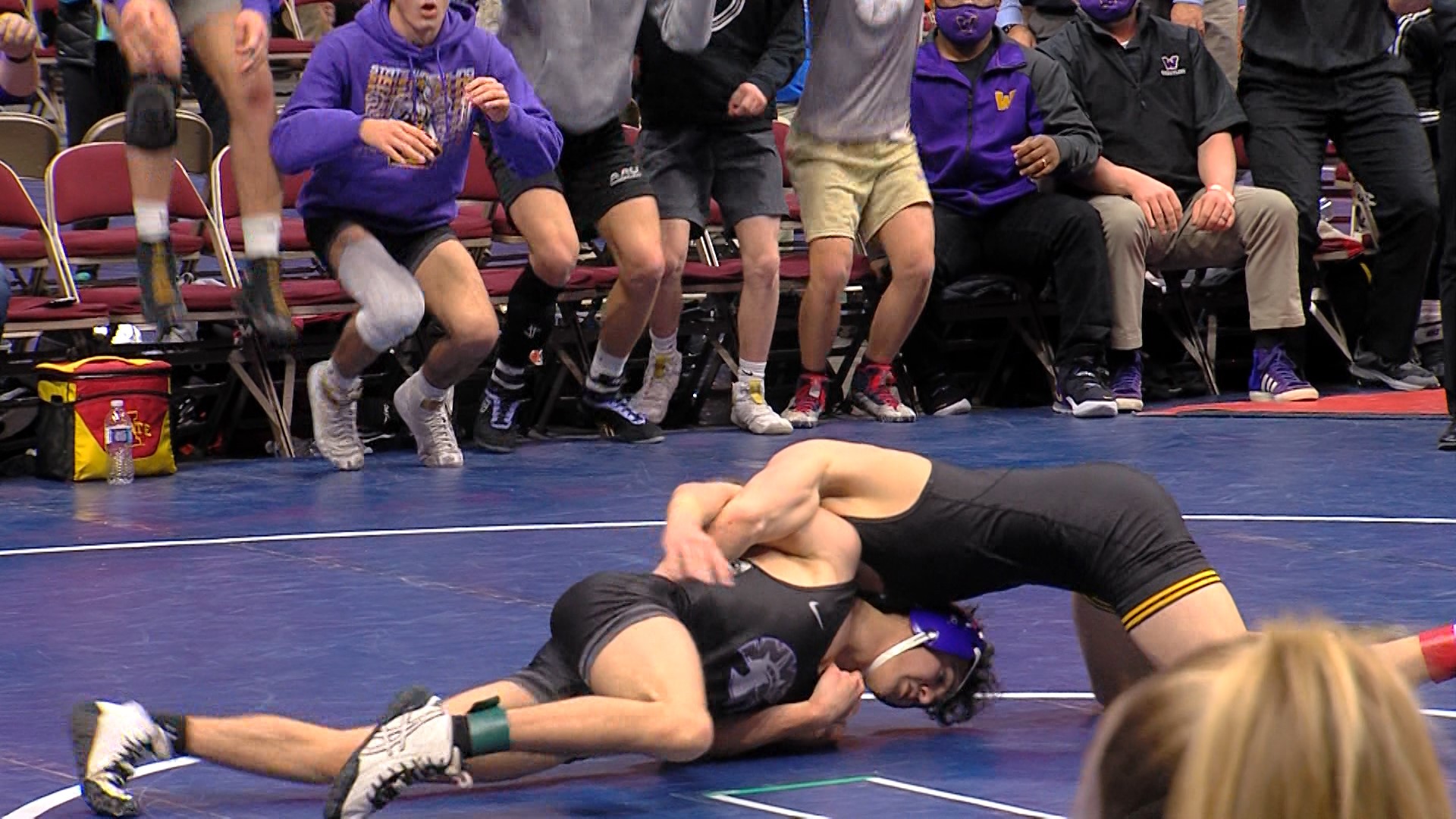 Southeast Polk tops Waukee 29-28 to advance to Wednesday's Team Dual Championship against Waverly-Shell Rock