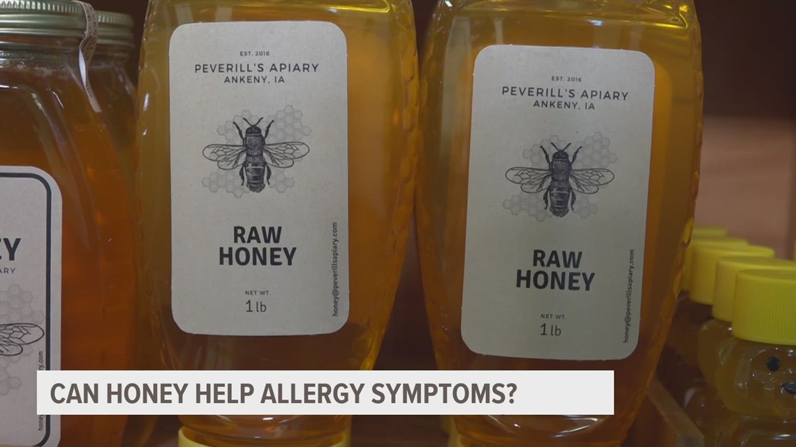 Eating local honey can help with spring allergies