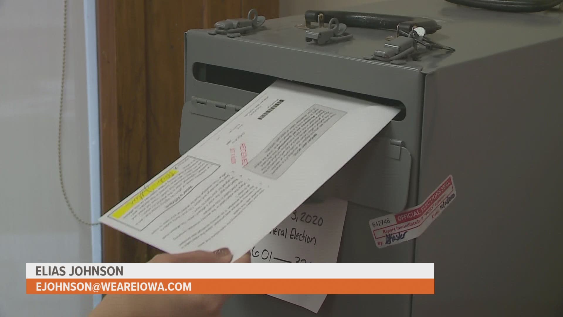 Requests for an absentee ballot need to be in your county auditor's office by Saturday at 5 p.m.