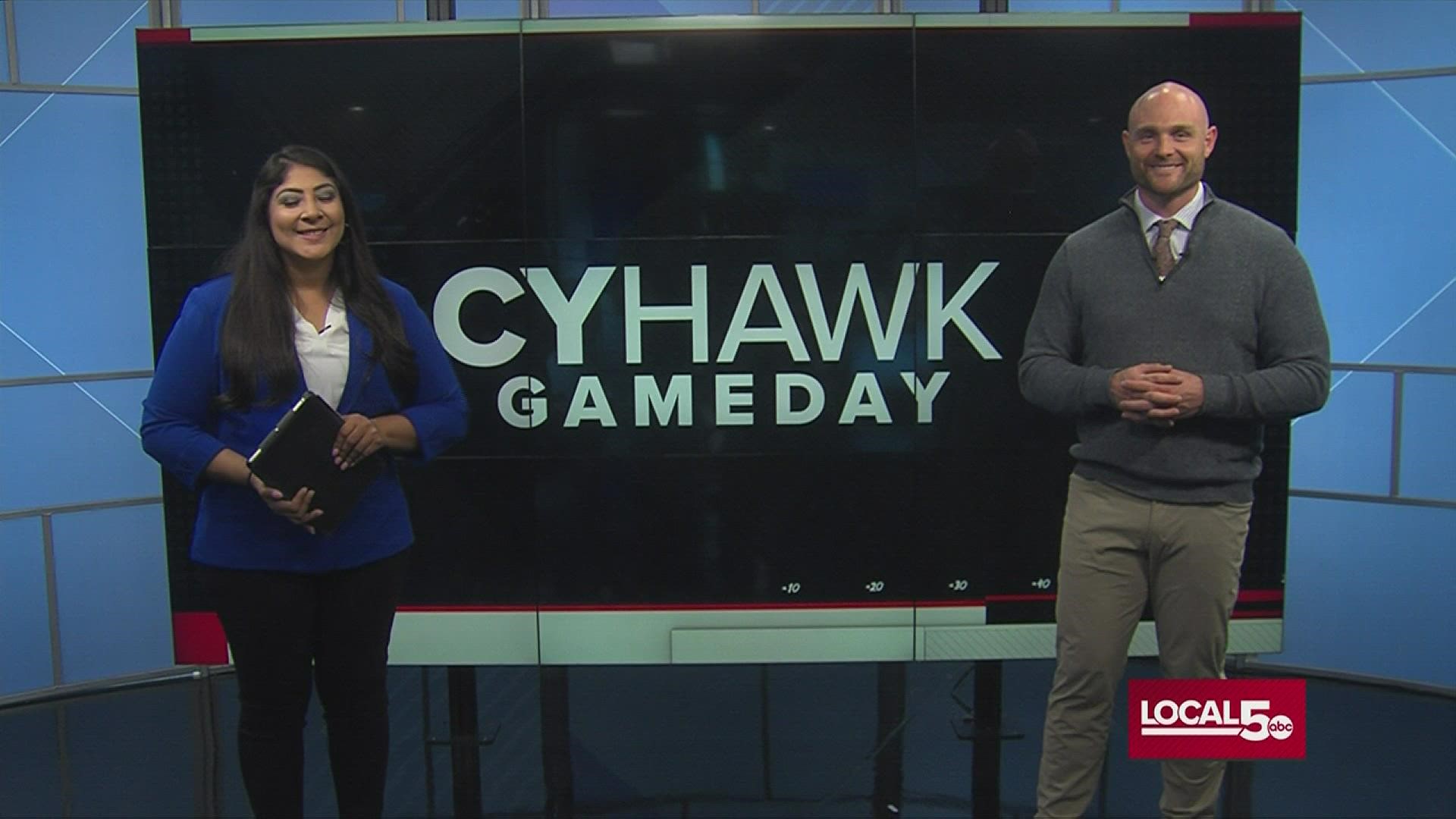Reina Garcia and Jeff Woody make their predictions for CyHawk GameDay.