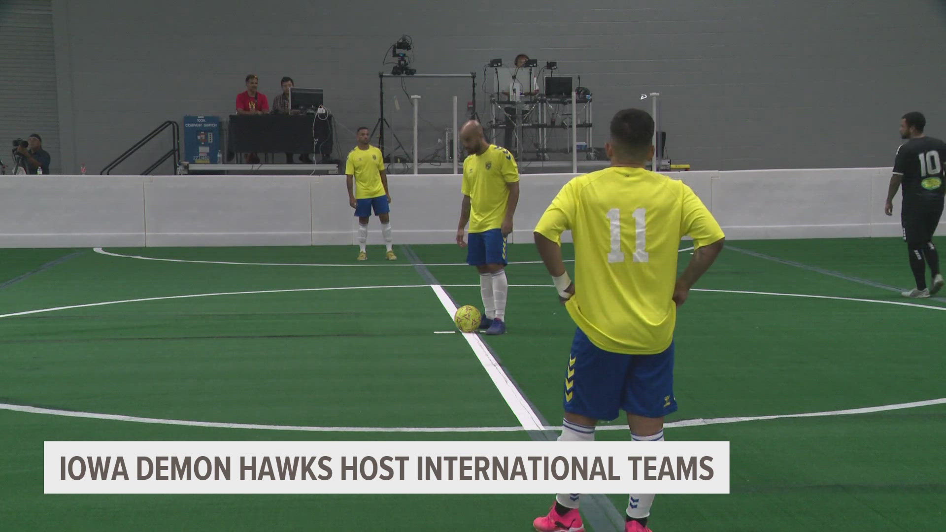 The Brazilian team will match up with the Mexican national team next in HyVee Hall Sept. 20.