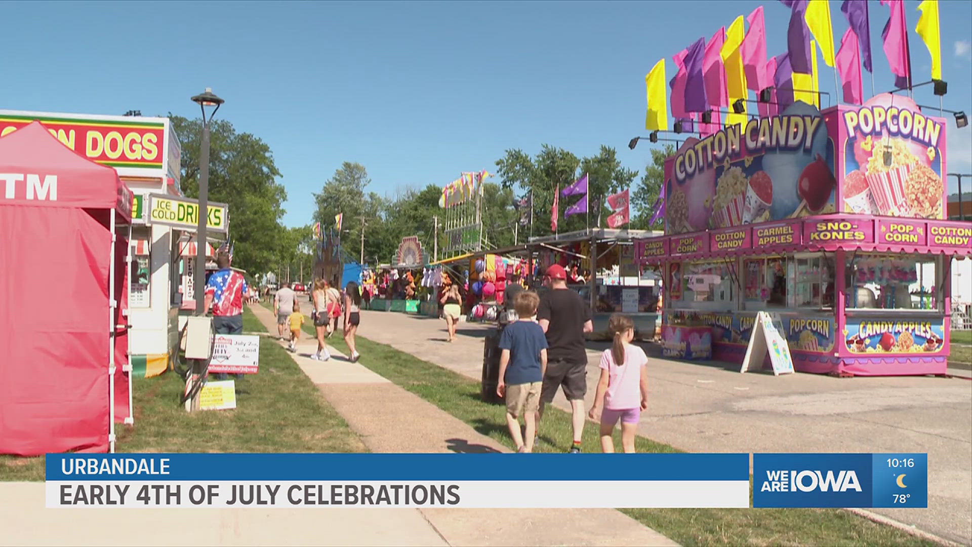 Get ready to wear your most patriotic outfits and celebrate the Fourth of July in central Iowa.