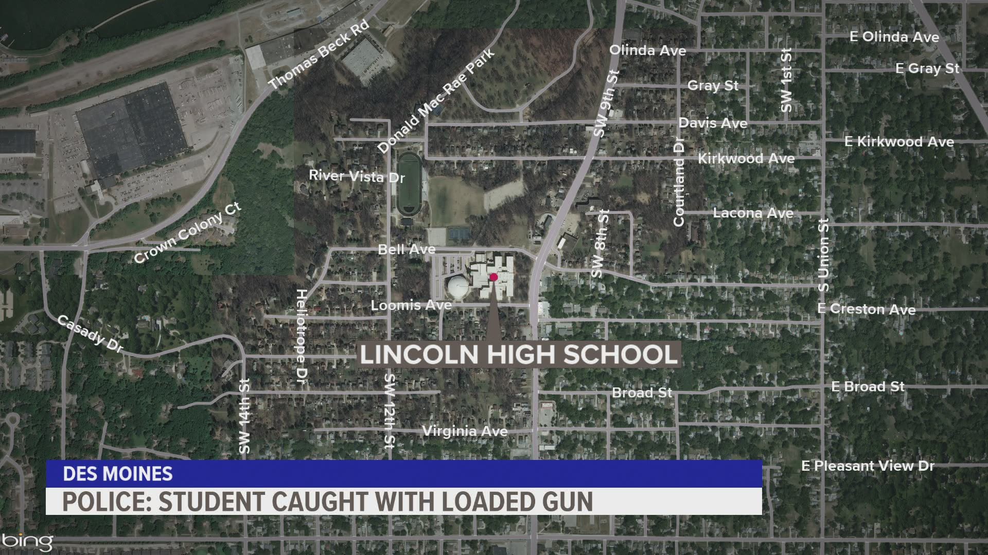 Officers were called to Lincoln High School Tuesday about the incident.