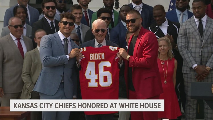 Super Bowl champions Kansas City Chiefs honored at White House