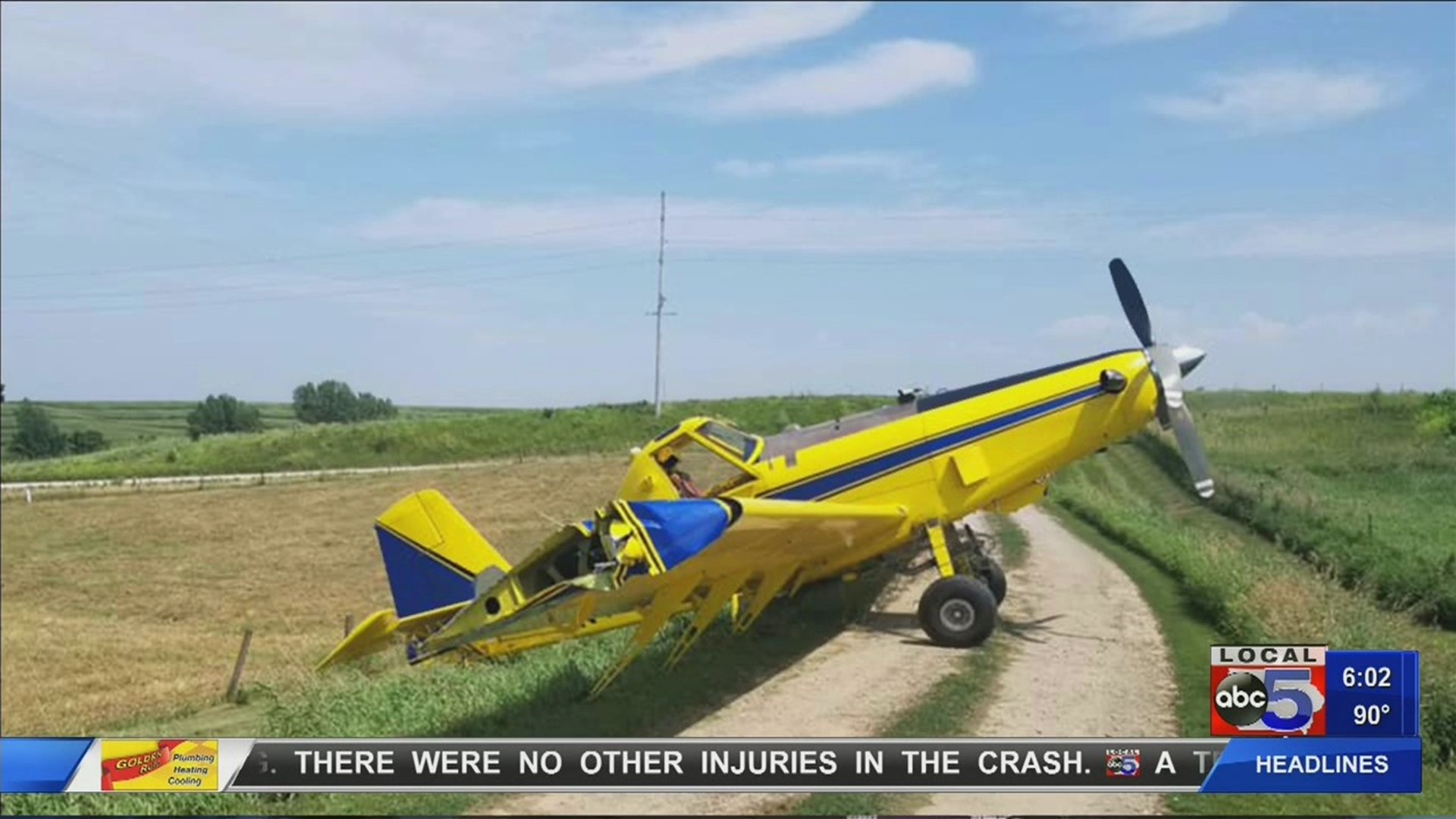 Crop Duster Pilot Makes Emergency Landing In Marshall County | Weareiowa.com