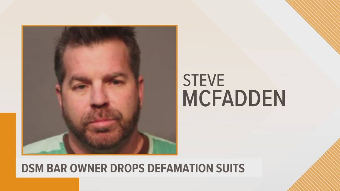 Des Moines bar owner drops defamation suits