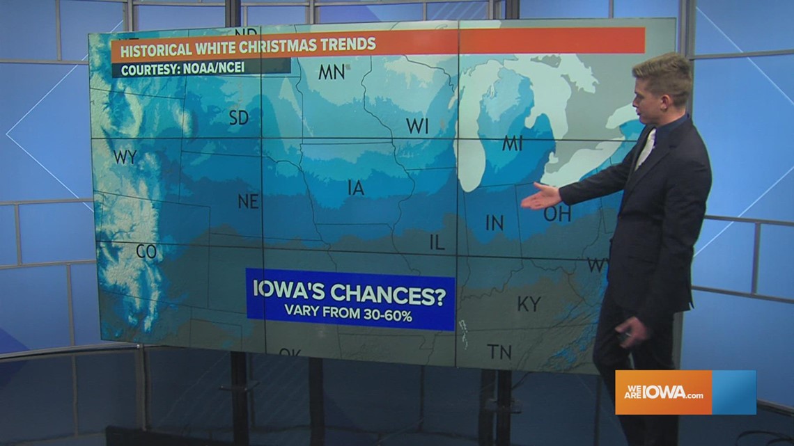 Will central Iowa have a White Christmas in 2021 | Dec. 25 weather forecast for Des Moines