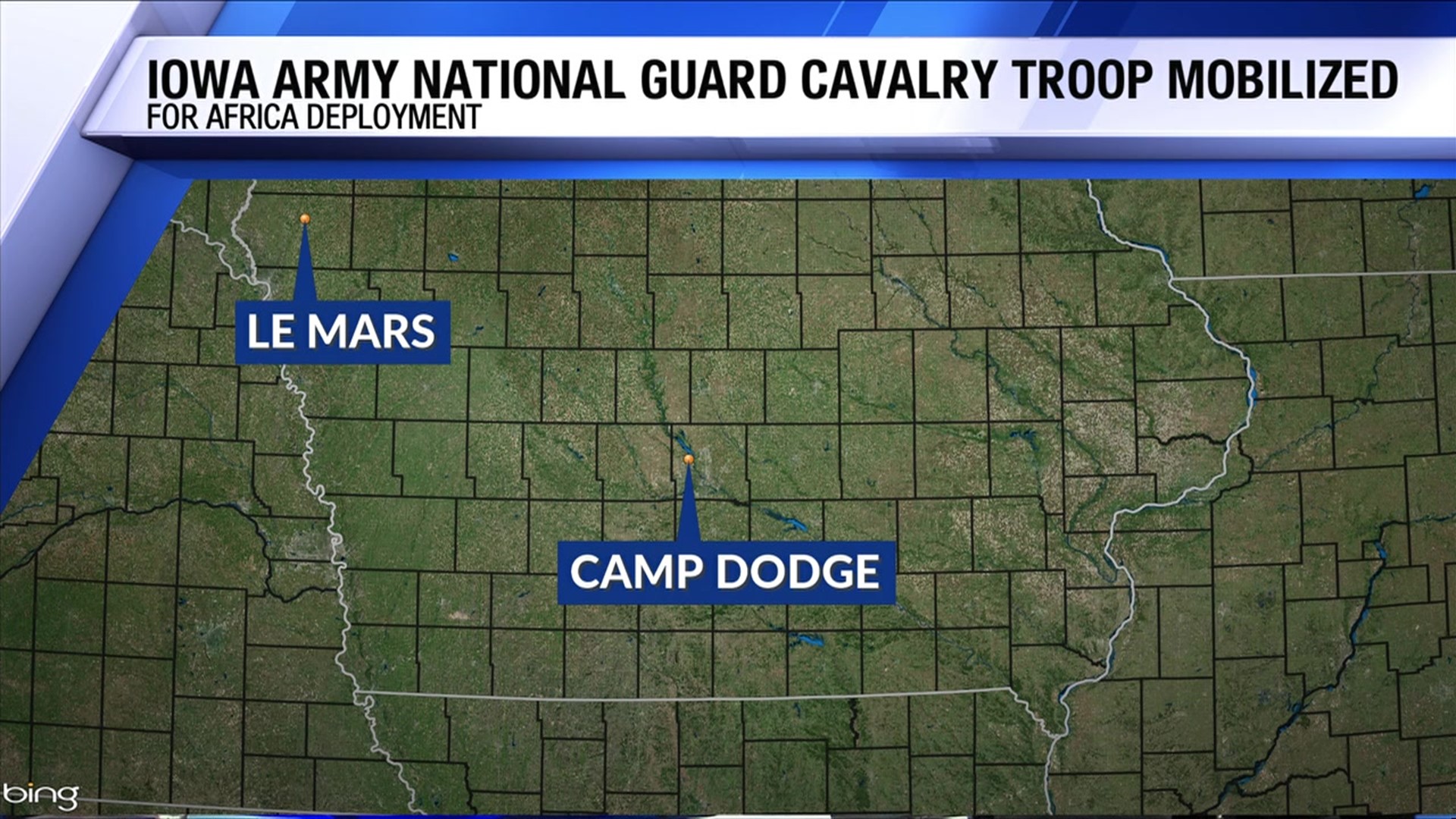 Camp Dodge Iowa Map Iowa National Guard Soldiers Preparing For Deployment To Africa |  Weareiowa.com