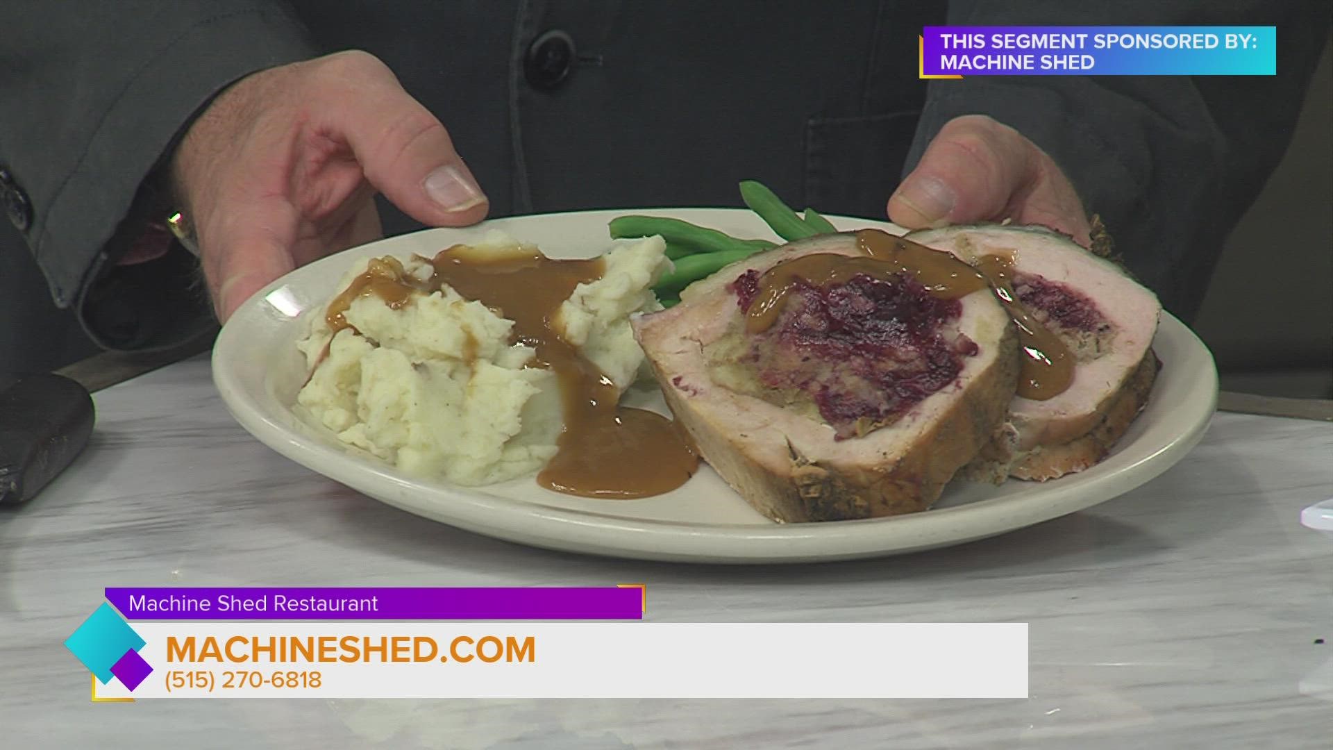 Executive Chef from The Machine Shed Restaurant, John Weiler, shows us how to make Stuffed Pork Loin and talks Holiday Meals to Go Dinners | Paid Content