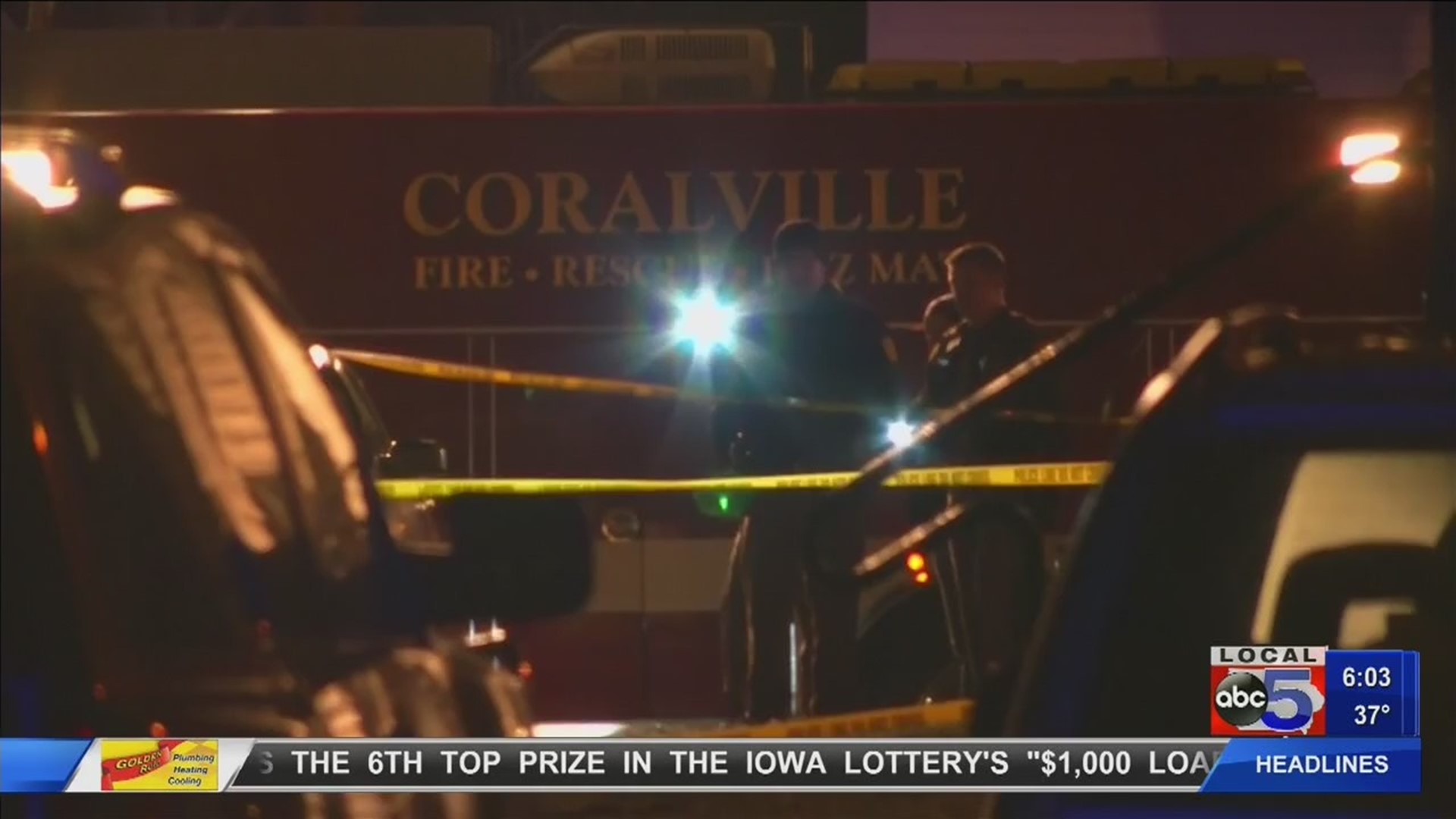 Christmas shooting in Coralville leaves one dead and two injured.