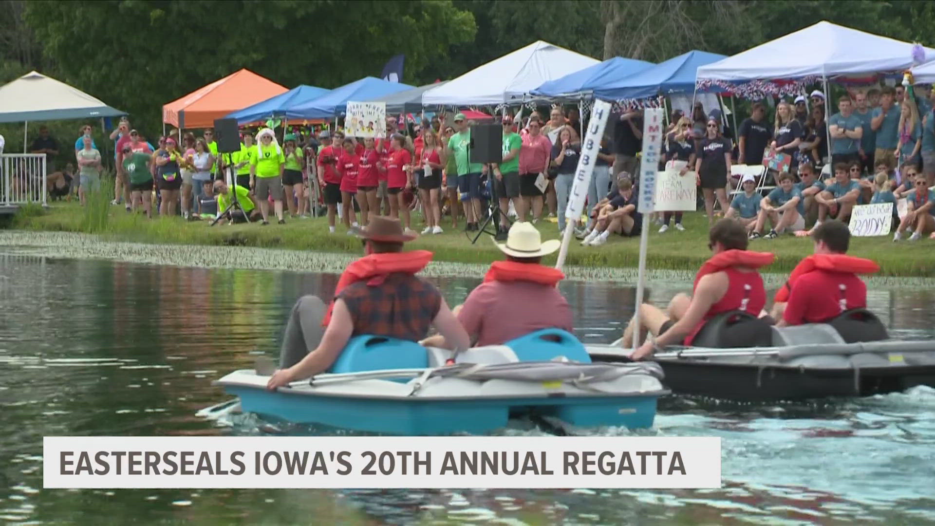 The fundraiser helps raise money for Easterseals Iowa