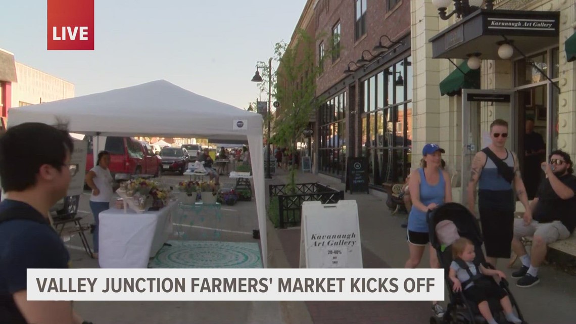 Valley Junction Farmers' Market kicks off
