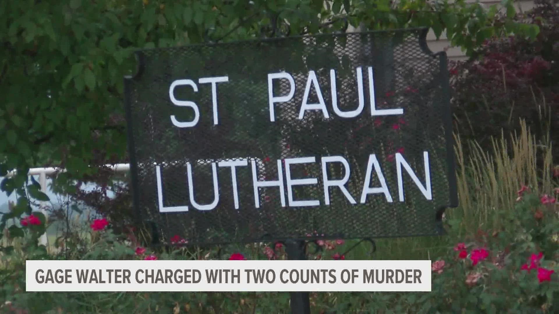 Court records show 27-year-old Gage Walter was charged Friday with two counts of first-degree murder in the deaths his grandmother and great grandmother in Omaha.