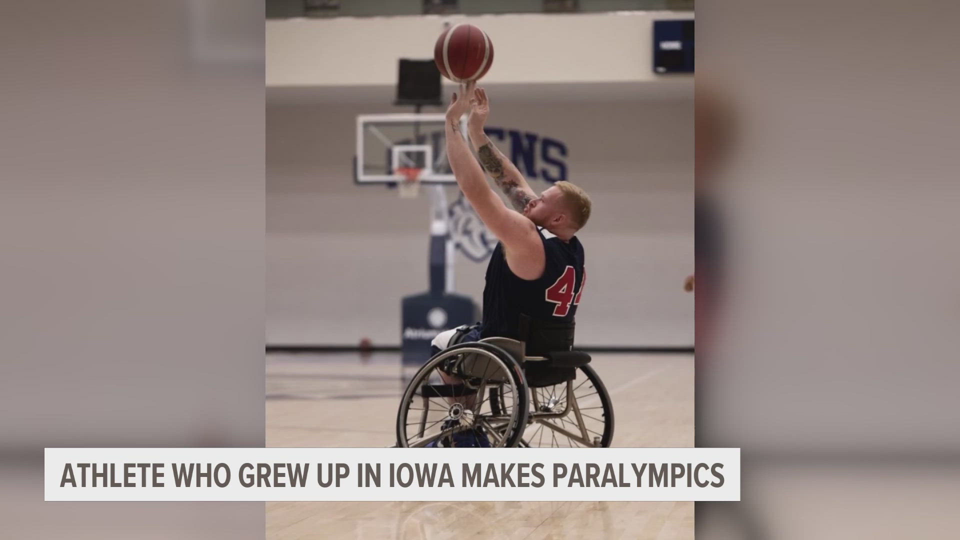 Jeromie Meyer will be competing as a member of the U.S. wheelchair basketball team.