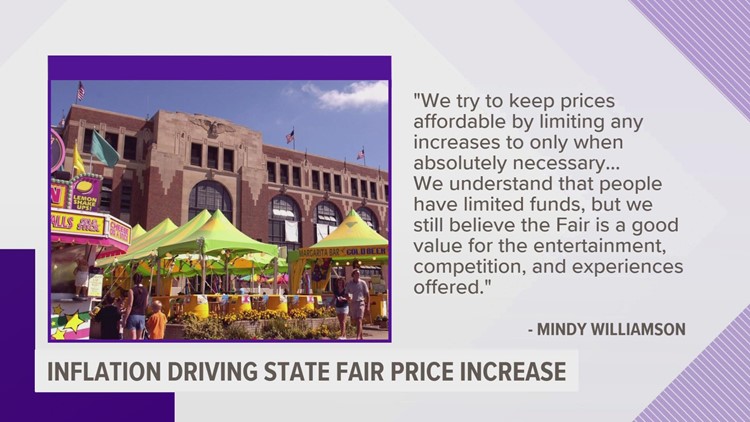 'Skyrocketing' price of supplies, labor leads Iowa State Fair to increase admission cost