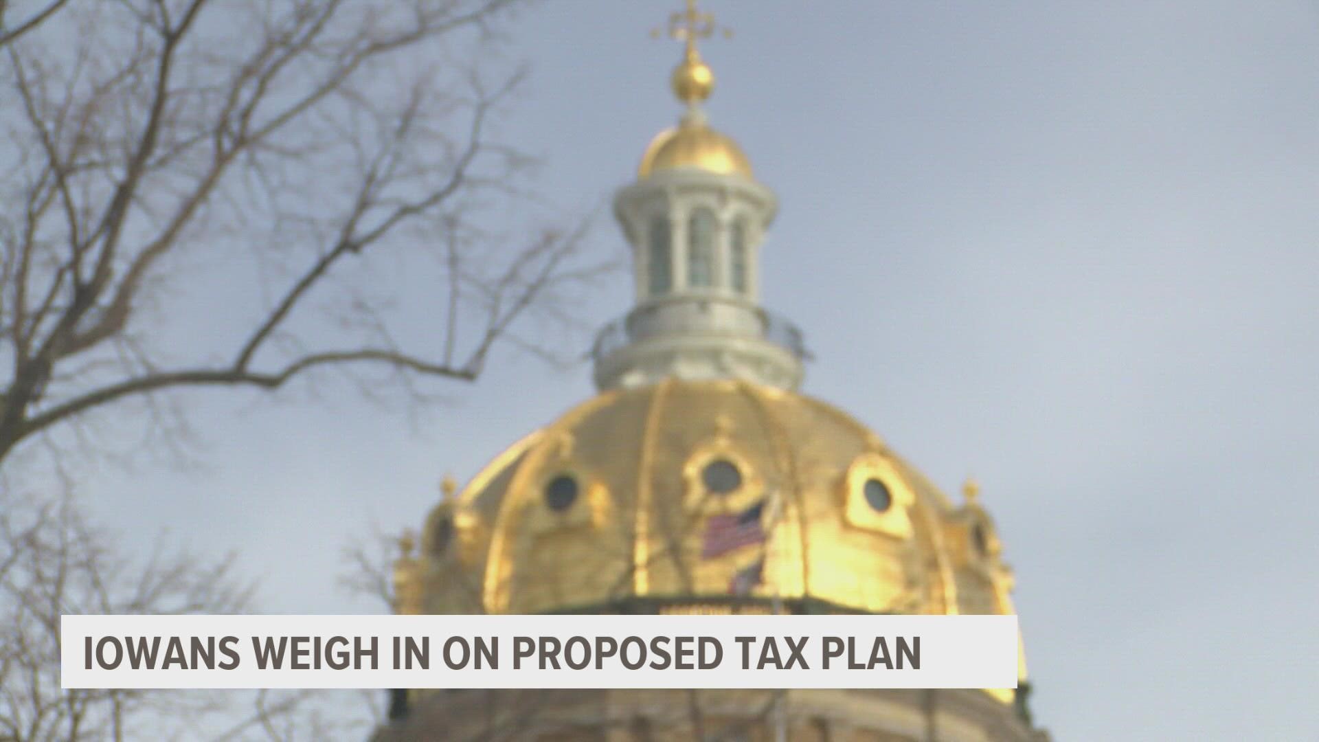 Democrats called for the public hearing, stating they wanted to hear from Iowans before lawmakers took a final vote.