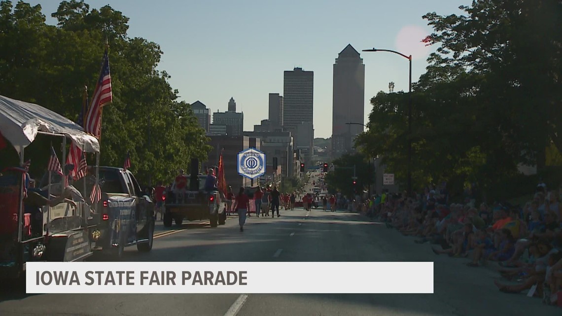 Iowa State Fair parade kicks off Iowa's biggest summer celebration