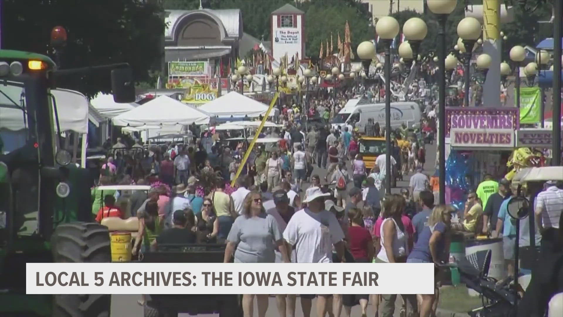 With the 2024 Iowa State Fair beginning in one week, Local 5 headed to its archives to look back at some iconic moments from previous fairs.