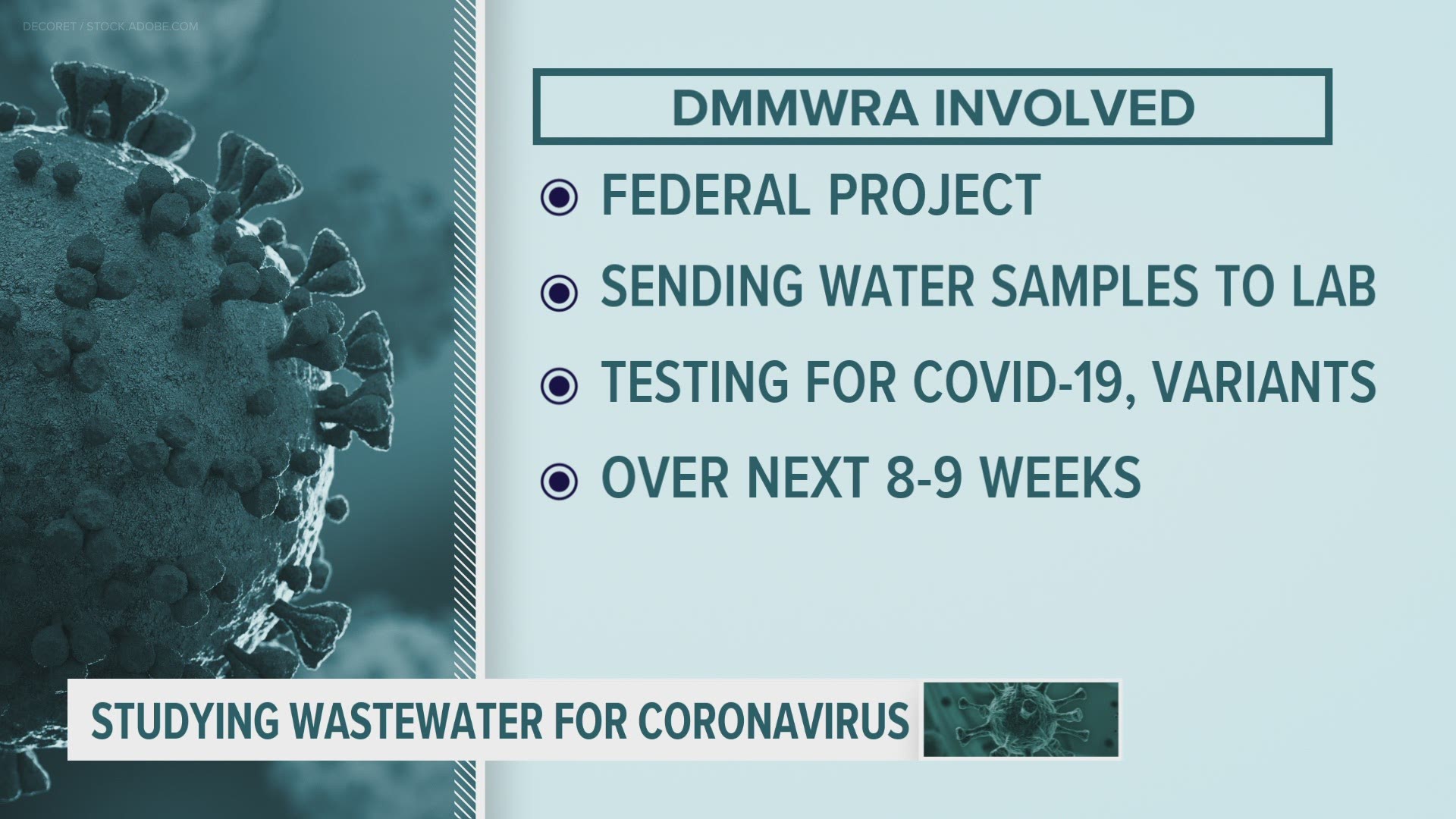 The Des Moines Metropolitan Wastewater Reclamation Authority will be participating in the national study for the next eight to nine weeks.