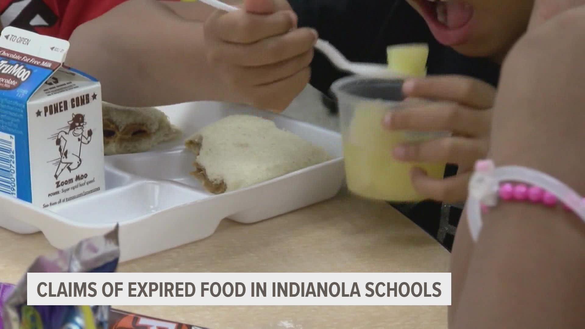 The Indianola Community School District is under some heat after former food service worker for the district says they told her to serve spoiled food.