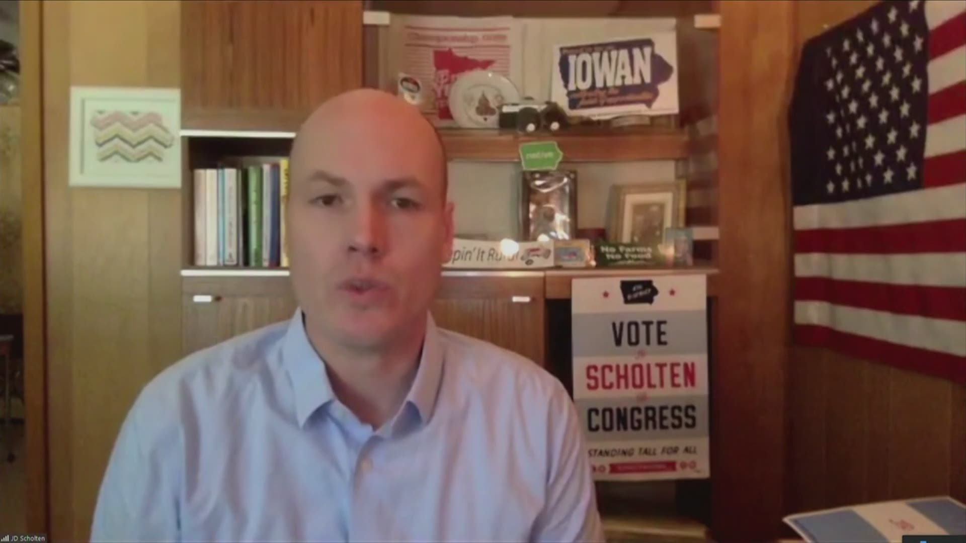 J.D. Scholten, the Democratic candidate for Iowa's 4th District seat, weighs in on incumbent Republican Rep. Steve King losing in the primary Tuesday.