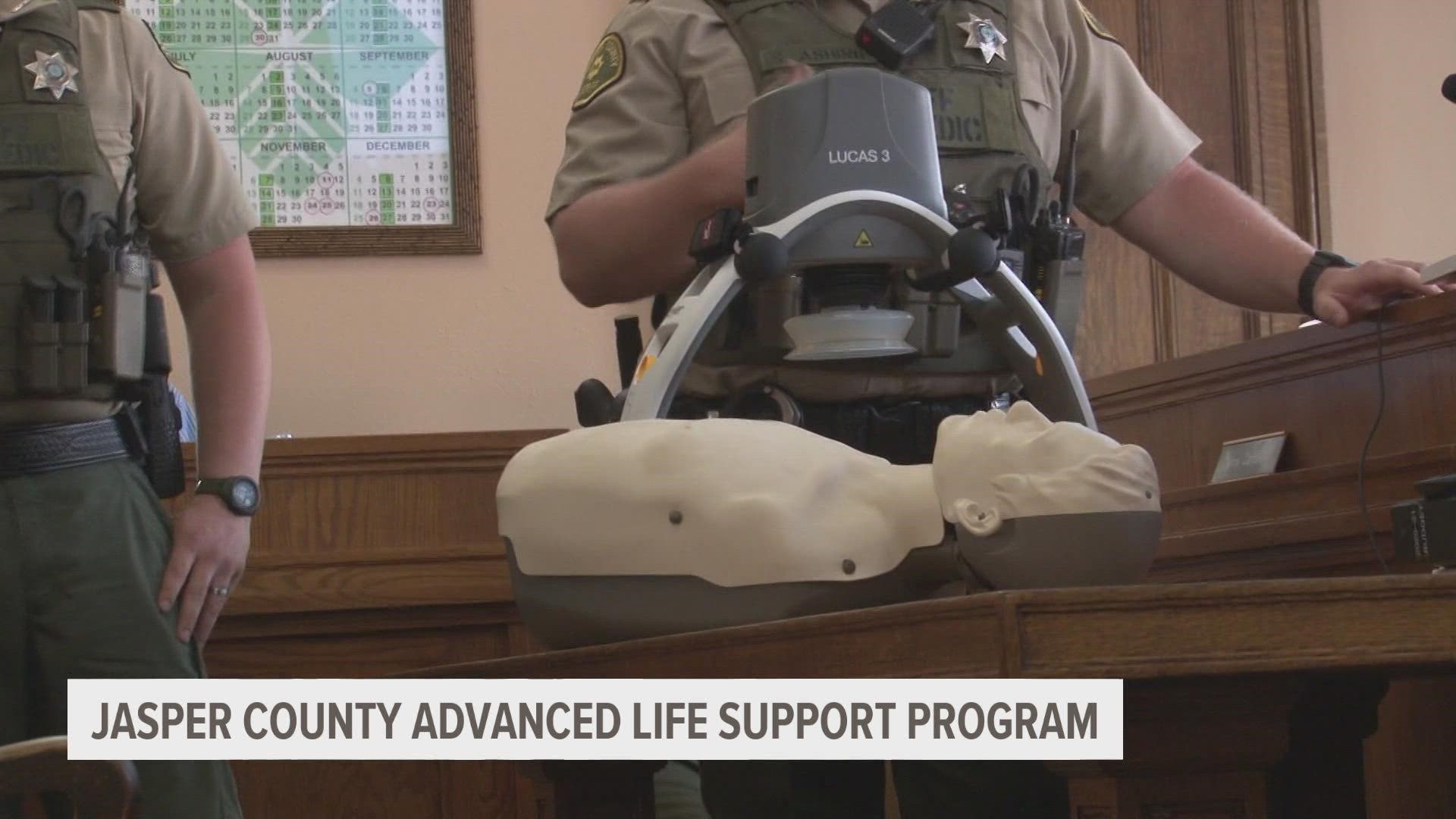 JThe asper County Sheriff's Office started a new program that will allow certain deputies, once certified, to assist as paramedics.