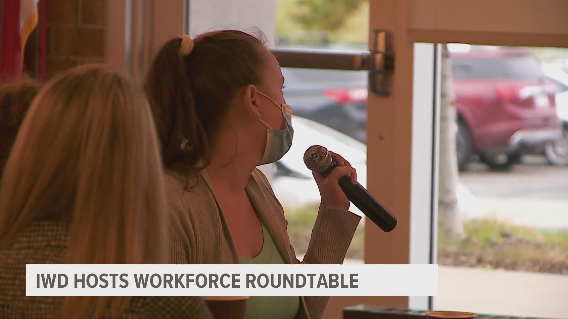 The Iowa Workforce Development said one of its goals is to collaborate businesses that hire young employees.