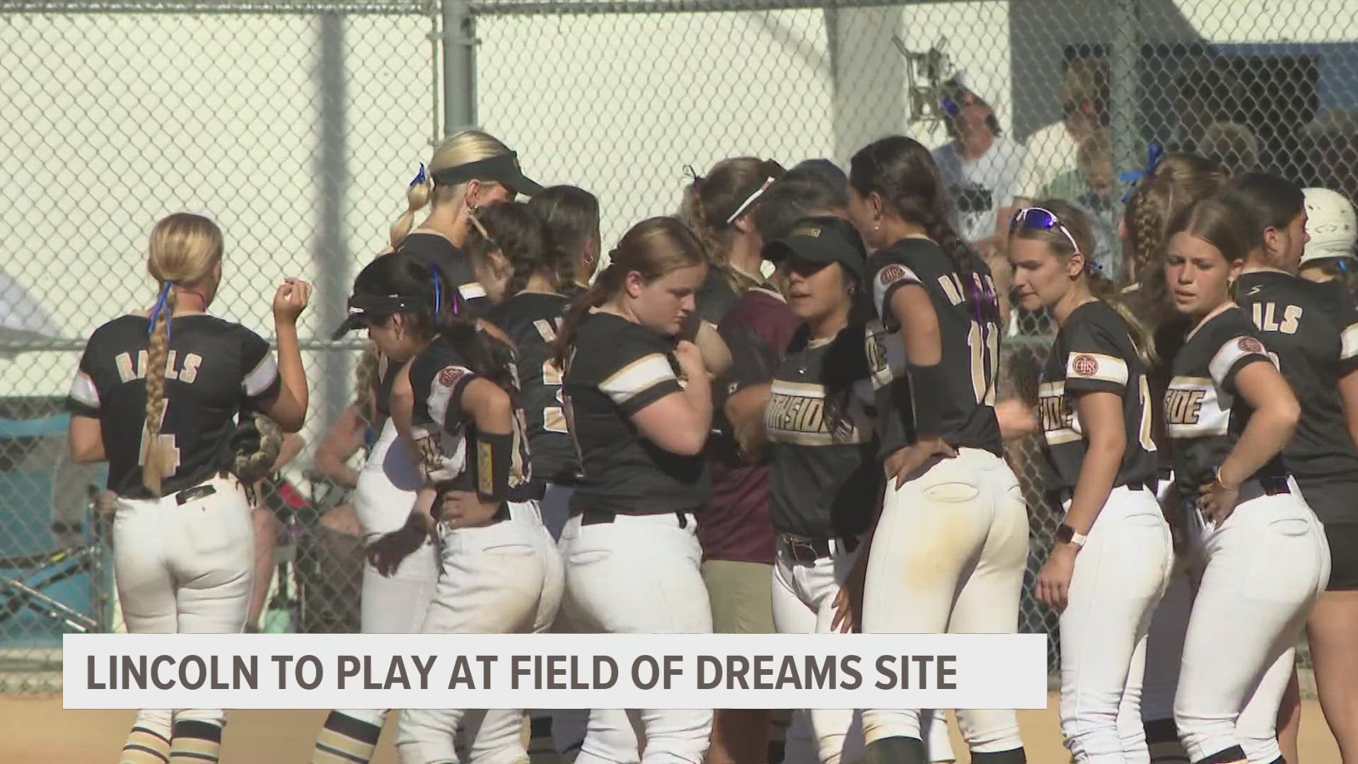 The Lincoln softball team will have a unique opportunity to play at the Field of Dreams movie site.