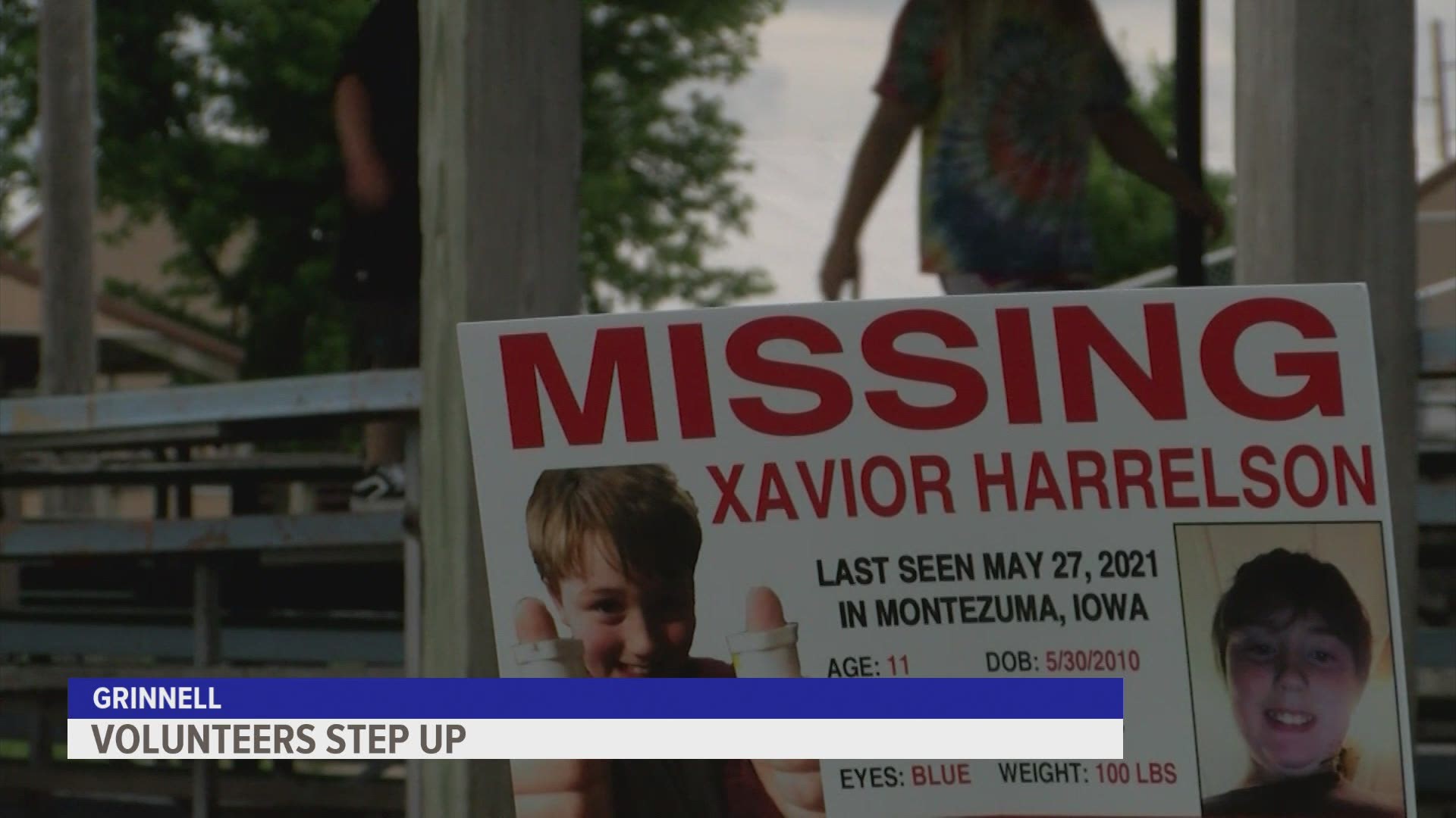 11-year-old Xavier Harrelson has been missing for over a month. The money raised on Tuesday will go towards a growing reward fund.