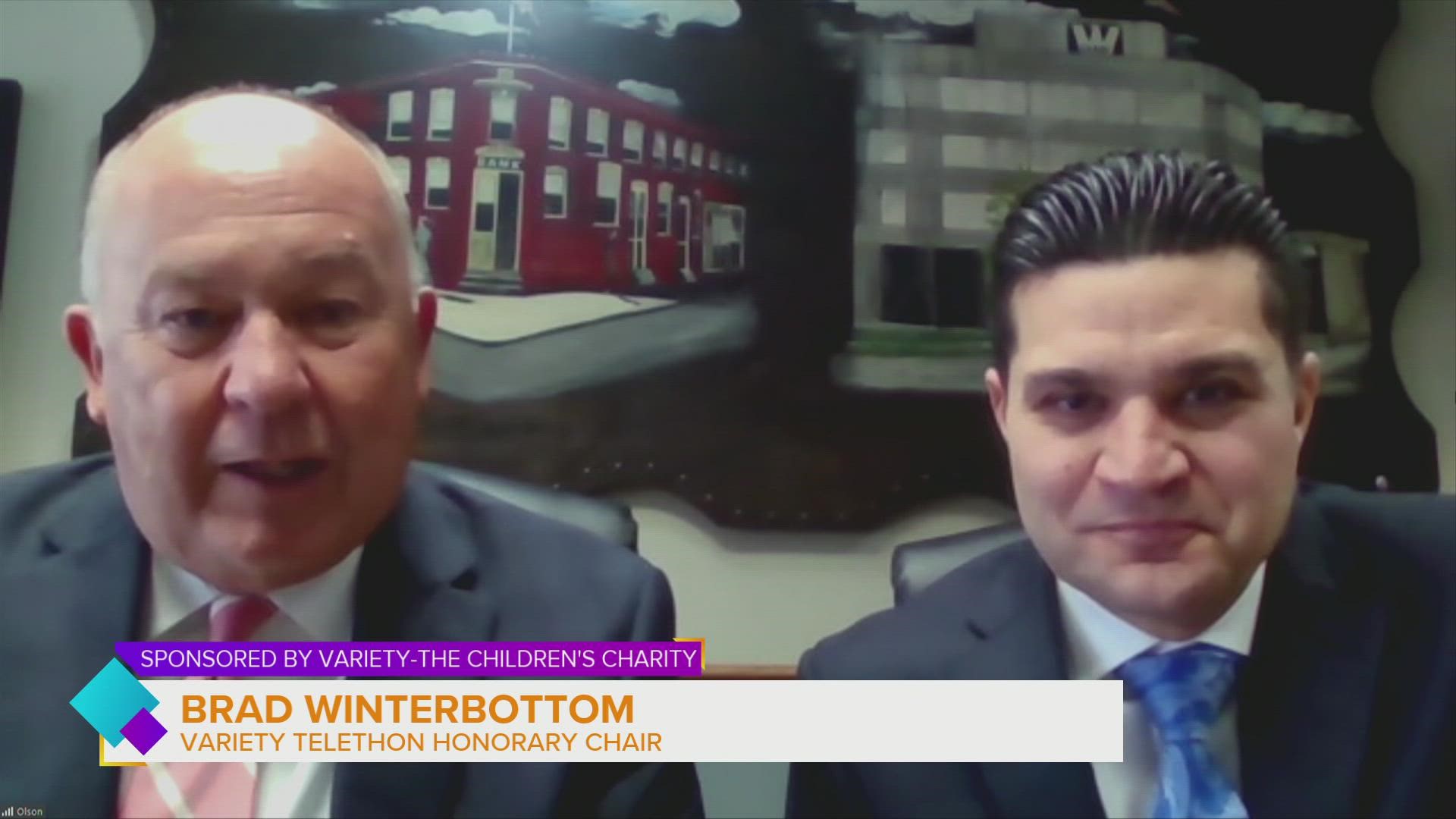 Brad Winterbottom, Variety Telethon Honorary Chair & Gabe Olson, Variety Board Chair share why Variety-the Children's Charity is such an important organization