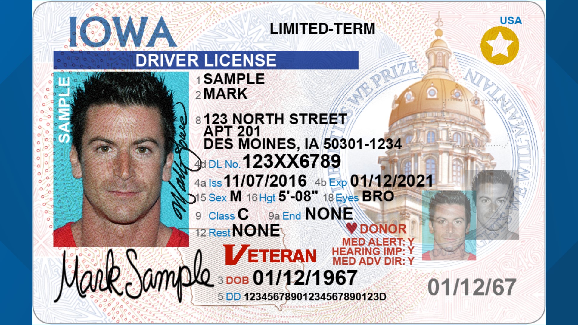 Gov. Kim Reynolds signed a proclamation during the height of the pandemic making valid expired driver's licenses, but that ended in January.