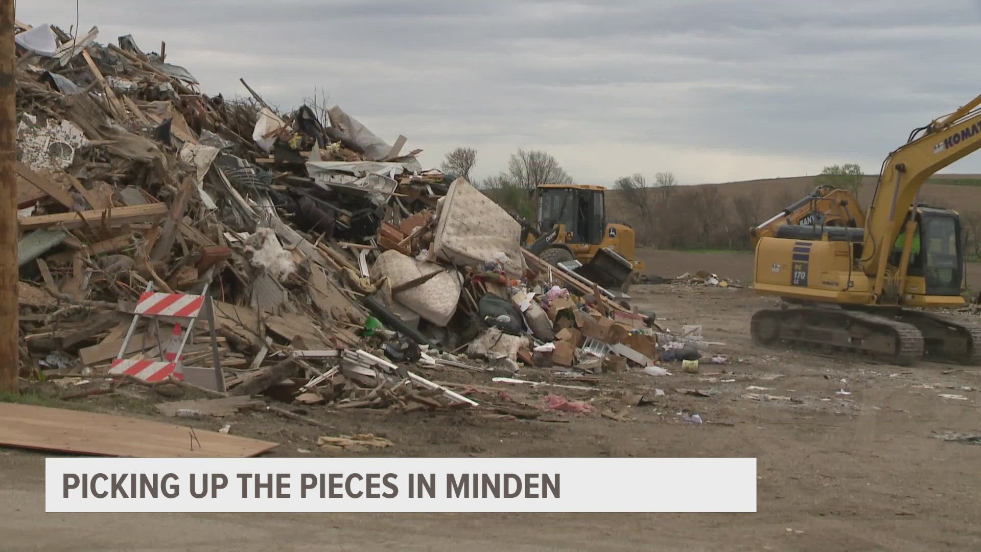 Minden was hit by arguably the worst by Friday's tornadoes.