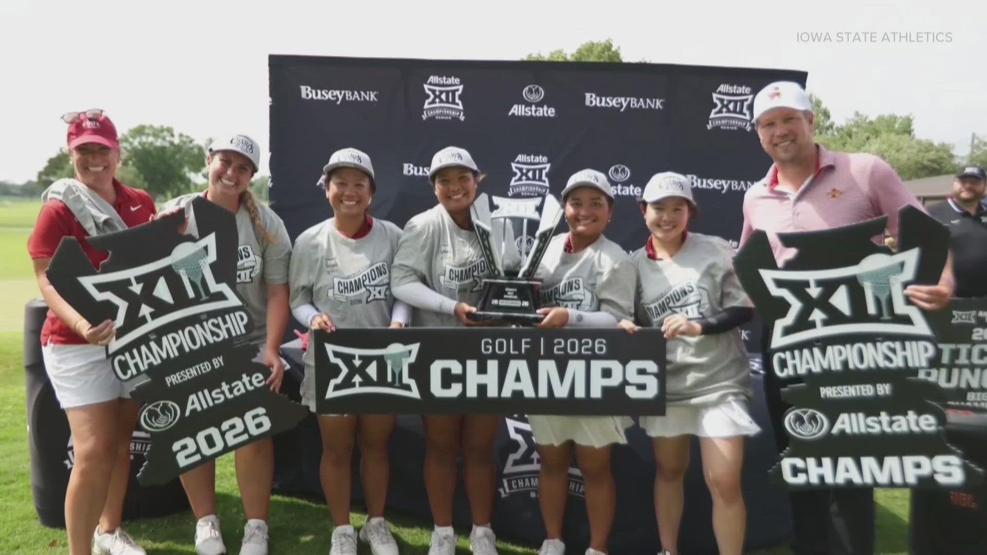 Close team bond fuels historic season for Iowa State women's golf ...