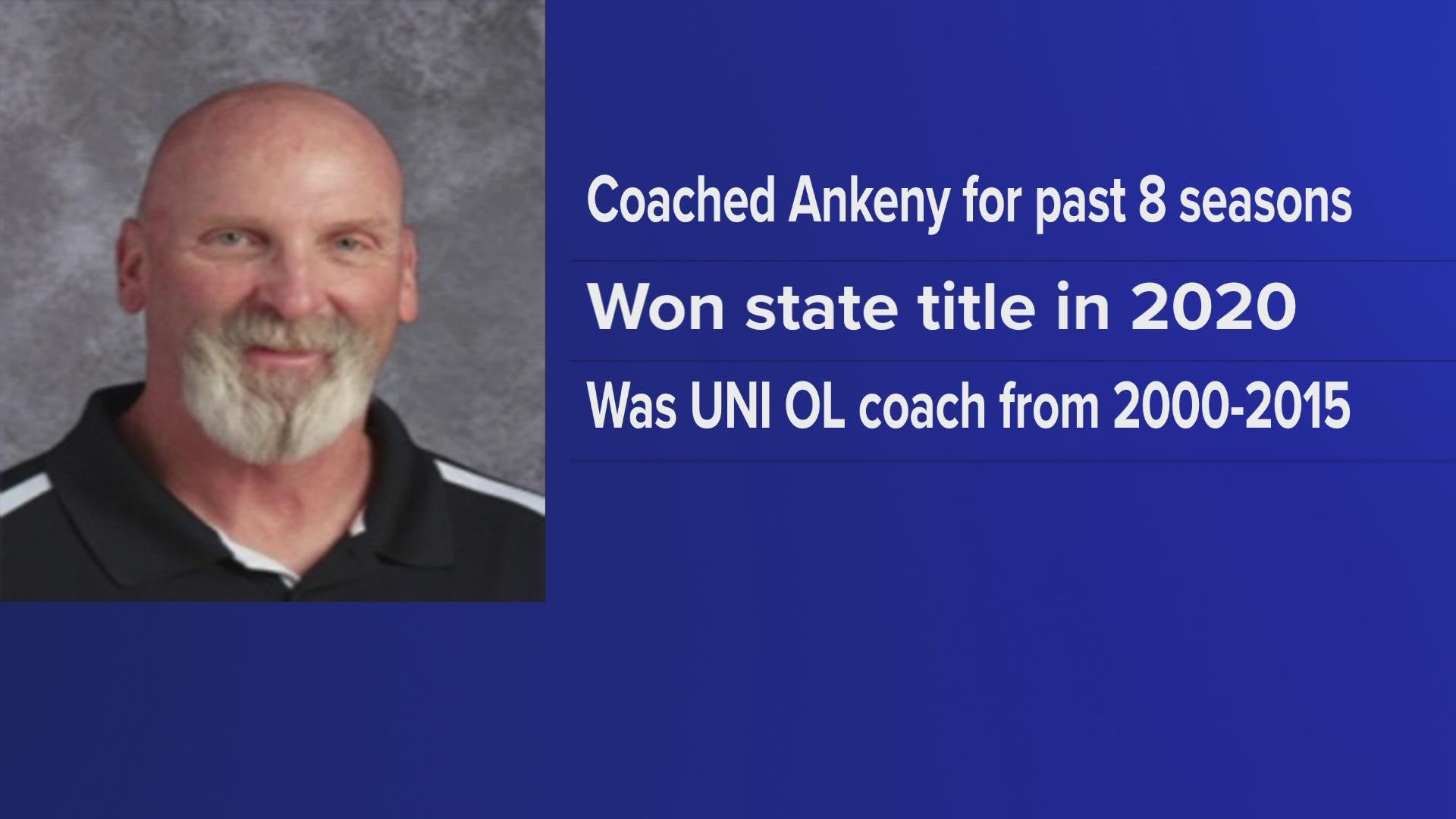 Ankeny head football coach Rick Nelson to coach at UNI