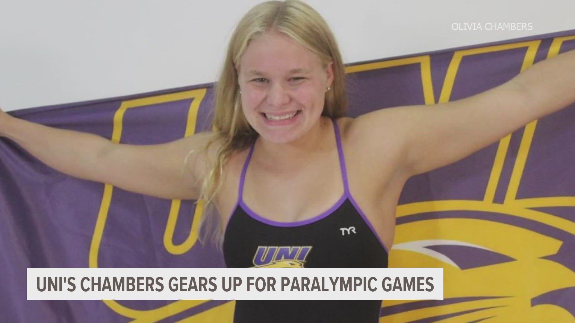 Chambers is the first UNI swimmer to make it to the Paralympic Games