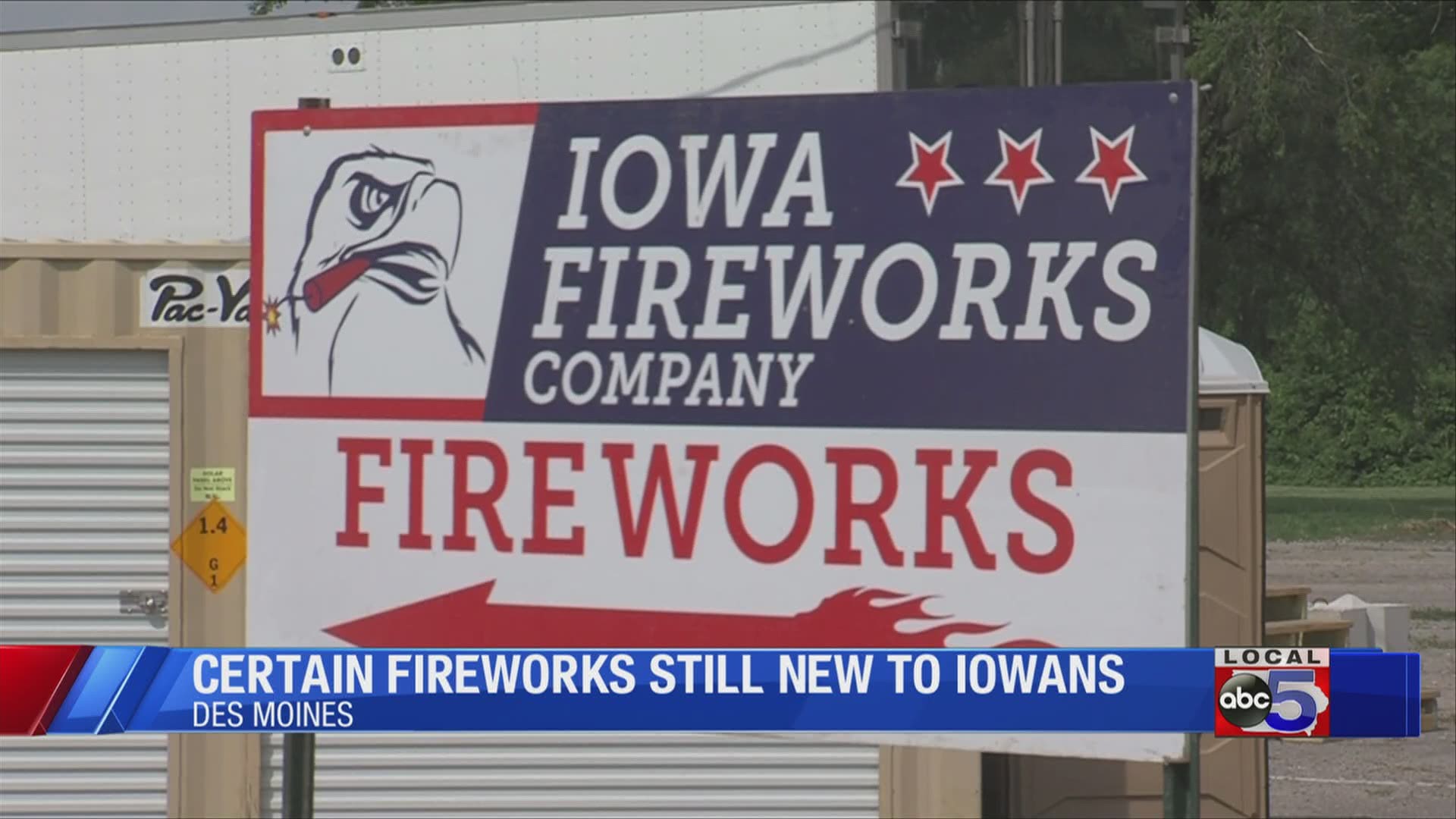 Iowa Fireworks Company shared how certain fireworks are still new to Iowans.