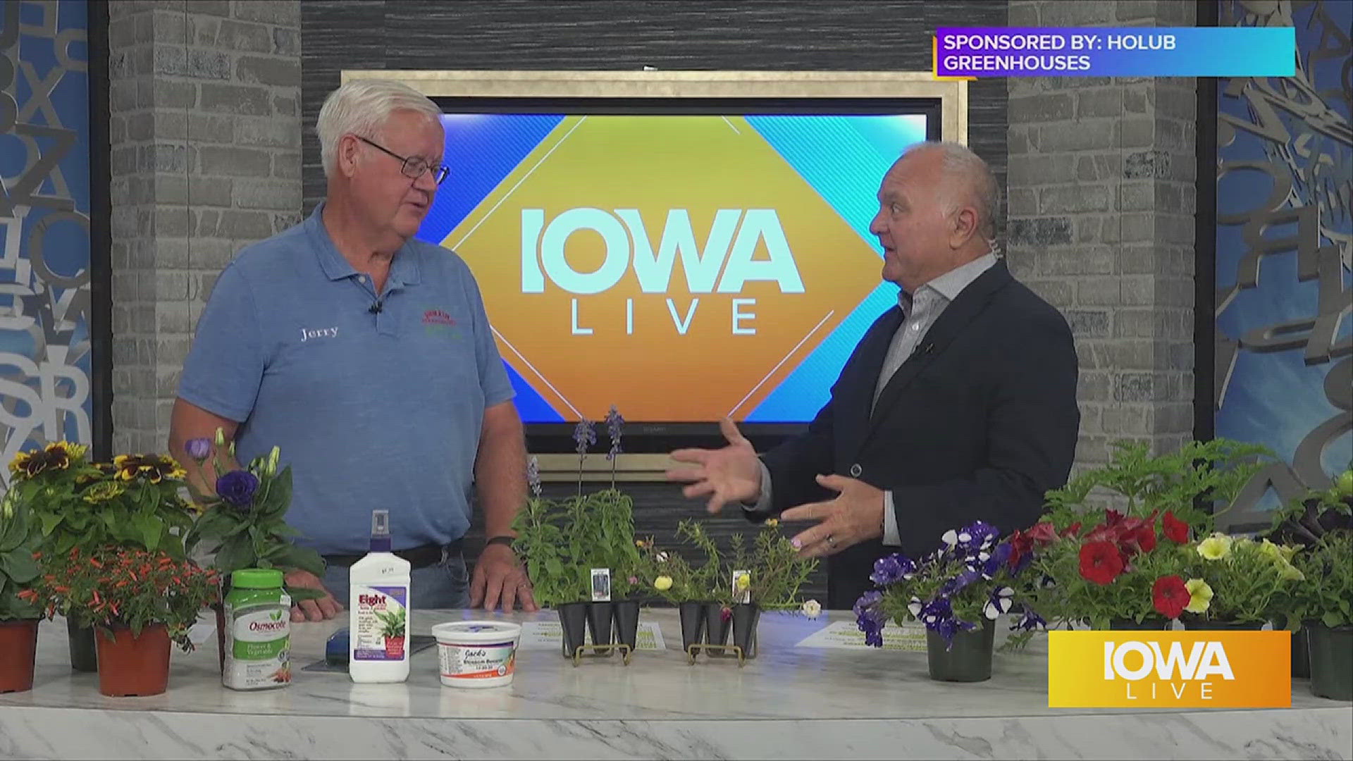 Jerry Holub from Holub Greenhouses lets everyone know they are set up for the season in their usual location on Merle Hay Road just south of Meredith | Paid Content