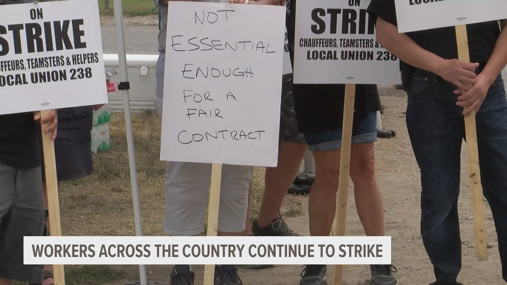 As day three of the Amcor strike continues, Iowa's local unions are some of many fighting for worker's rights across the country this summer.