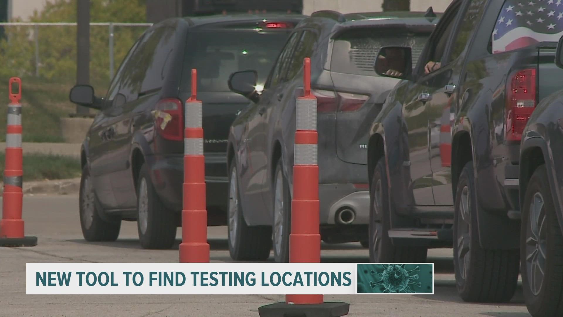 Iowans looking to find COVID-19 testing locations have a new tool to use.