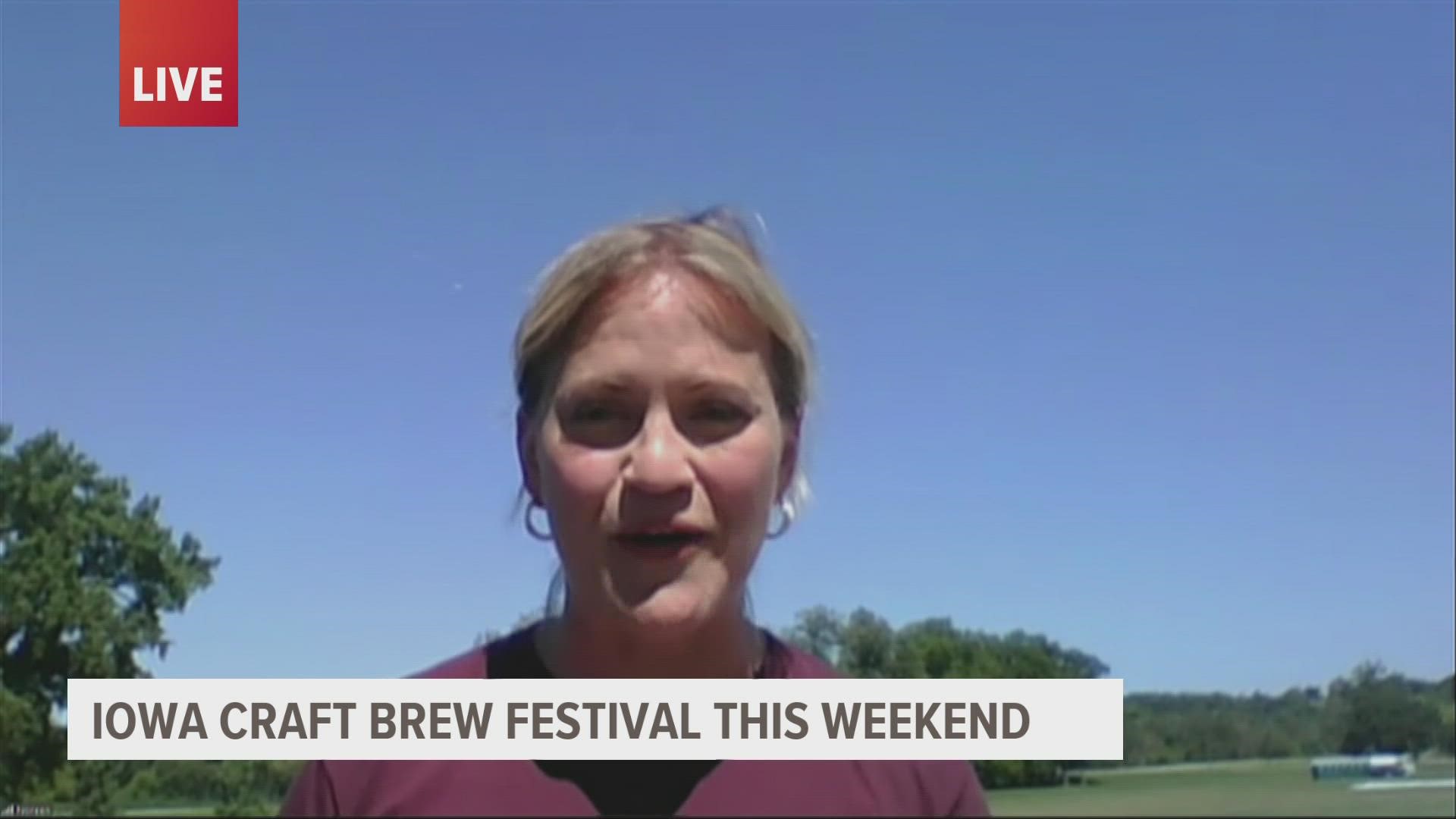 Noreen Otto, executive director for the Iowa Brewers Guild, explains the Craft Brew festival celebrating Iowa's craft breweries this Saturday.