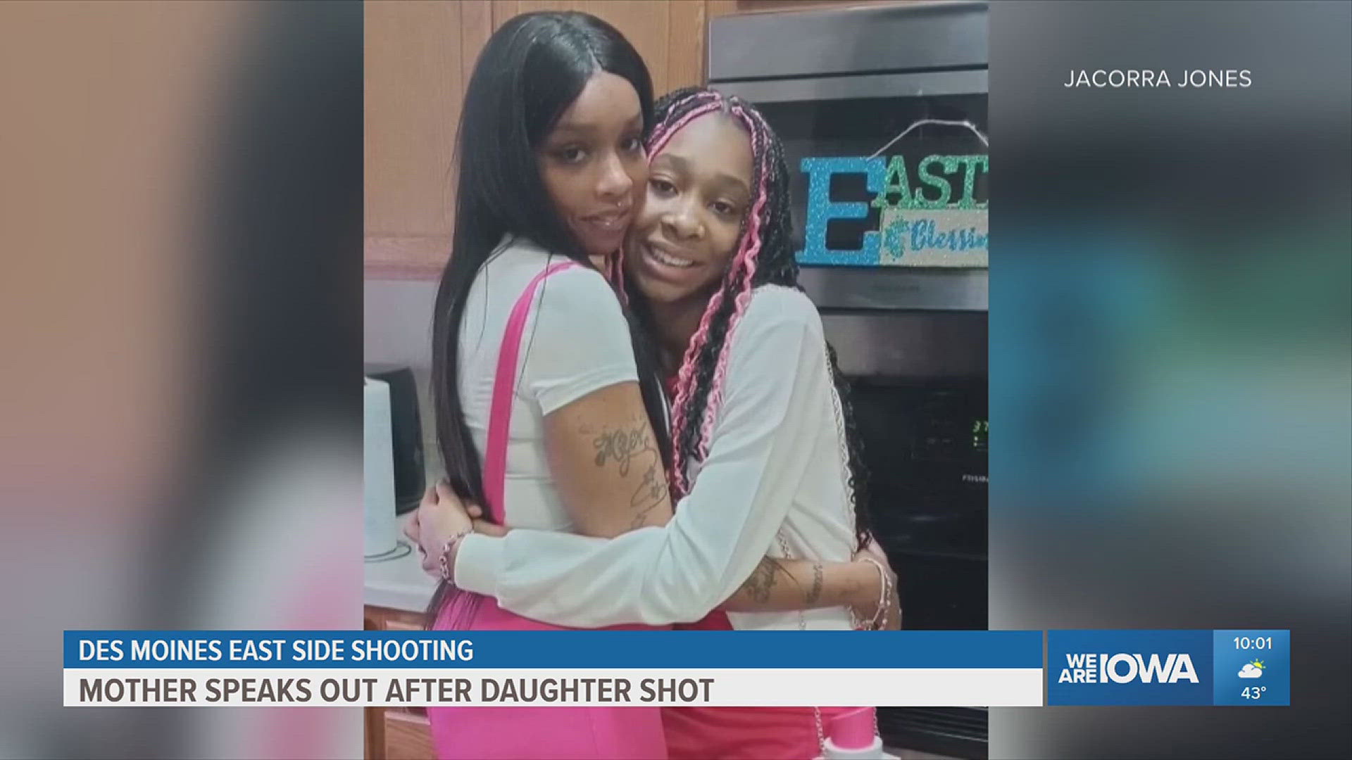 Mother speaks out after daughter shot on Des Moines east side