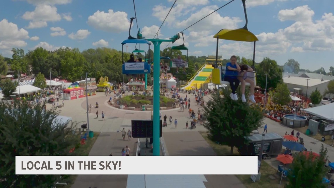 Iowa State Fair, Day 7: Sensory-friendly morning and a trip on the Sky Glider