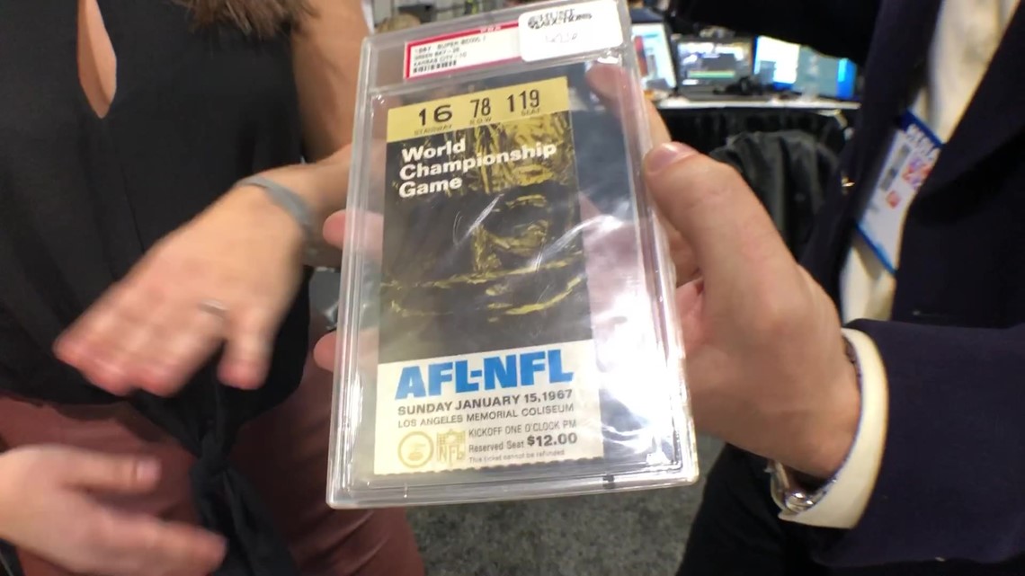 Big Game Memorabilia: Check out ticket cost for 1967 “AFL-NFL World  Championship”