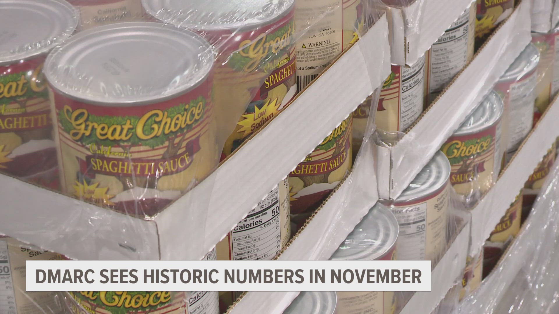 The local food pantry assisted more than 29,000 people in the Des Moines metro