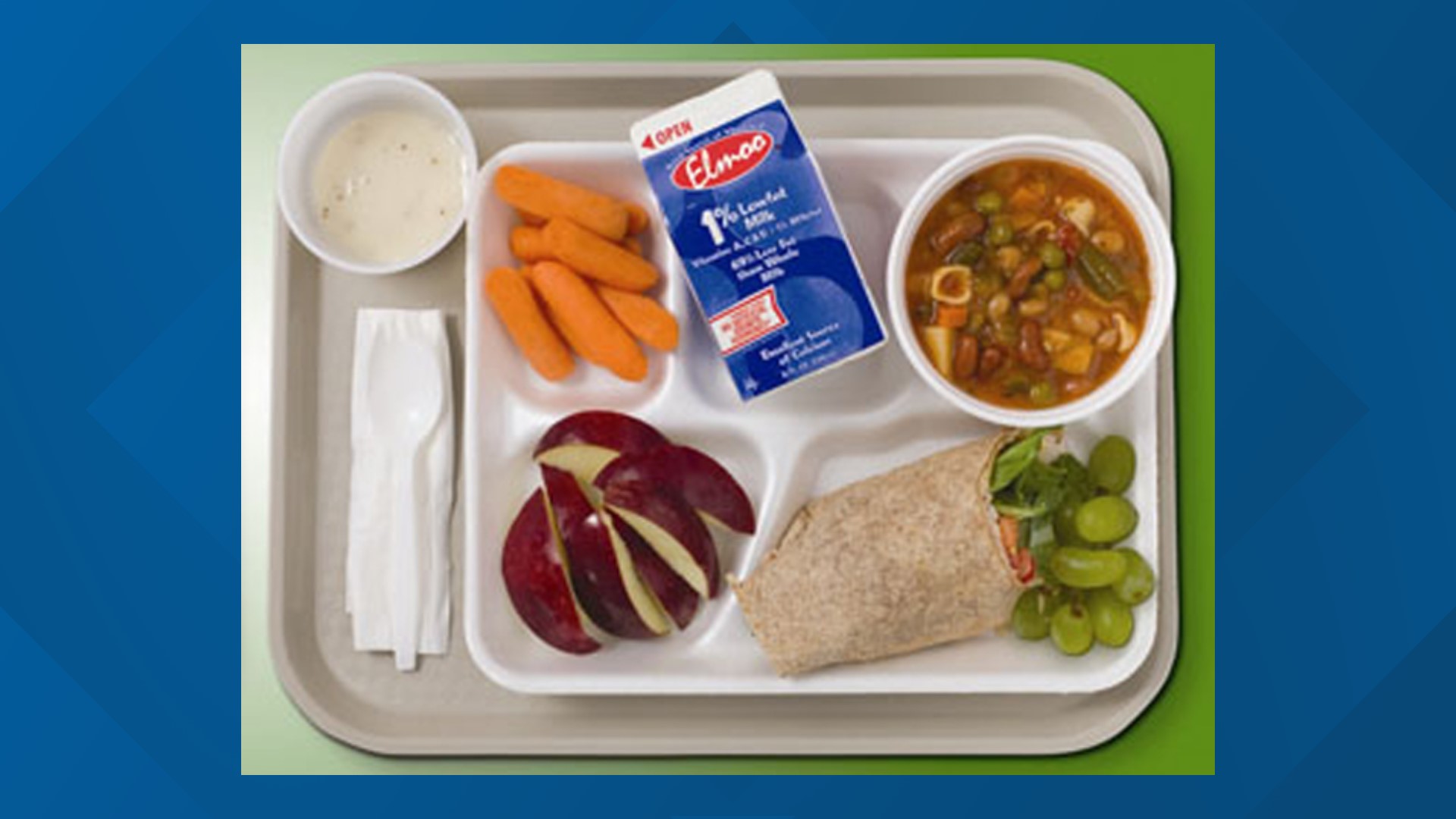 Students will have to choose at least three items deemed "healthy and nutritious" by the USDA to get the meal for free.